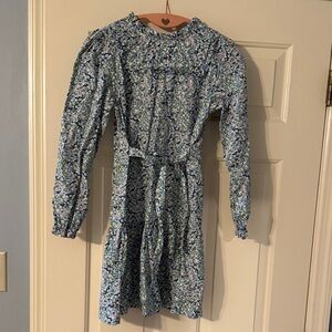 Little English Floral Long Sleeve Dress